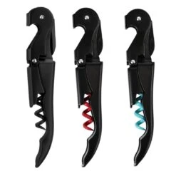 Truetap™: Double-Hinged Corkscrew In Matte Black