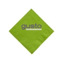 Beverage Napkin - Light Green - Tradition