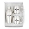 Cocktail Shaker & Mule Mug Gift Set (Brushed Stainless) 1 Cocktail Shaker & Mule Mug Gift Set (Brushed Stainless) -Bar Supply Store QPic 234