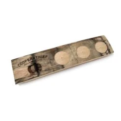 Solid Oak Barrel Staves Flight Boards With 3 Routs