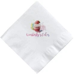 Luncheon Napkin - White - Digital