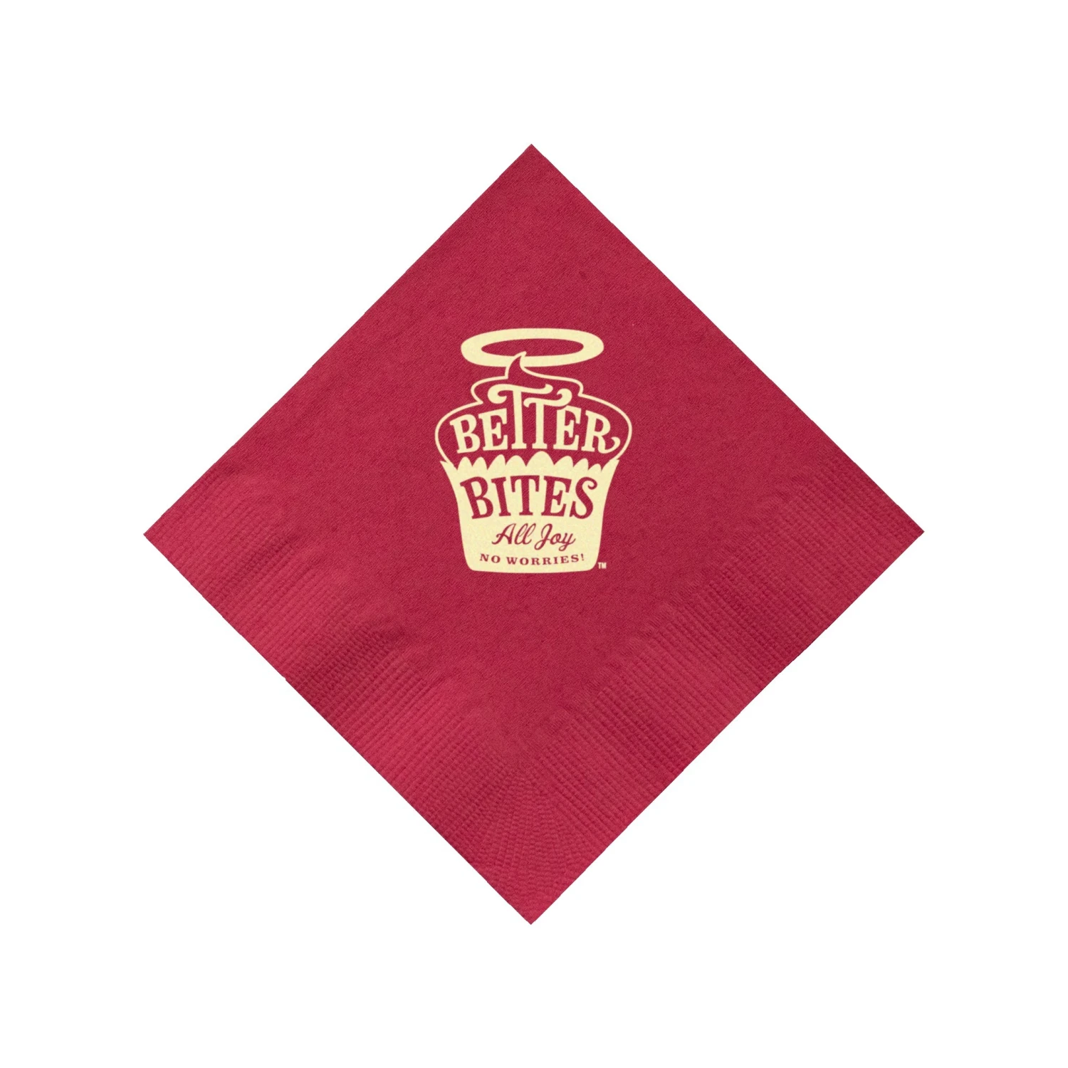 Beverage Napkin - Magenta - Tradition 3 Beverage Napkin - Magenta - Tradition