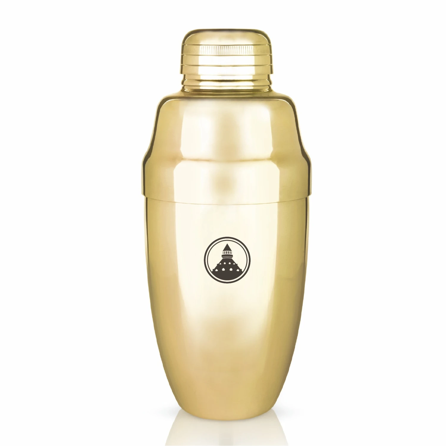 Belmont:- Gold Heavyweight Cocktail Shaker (Viski) 3 Belmont:- Gold Heavyweight Cocktail Shaker (Viski)