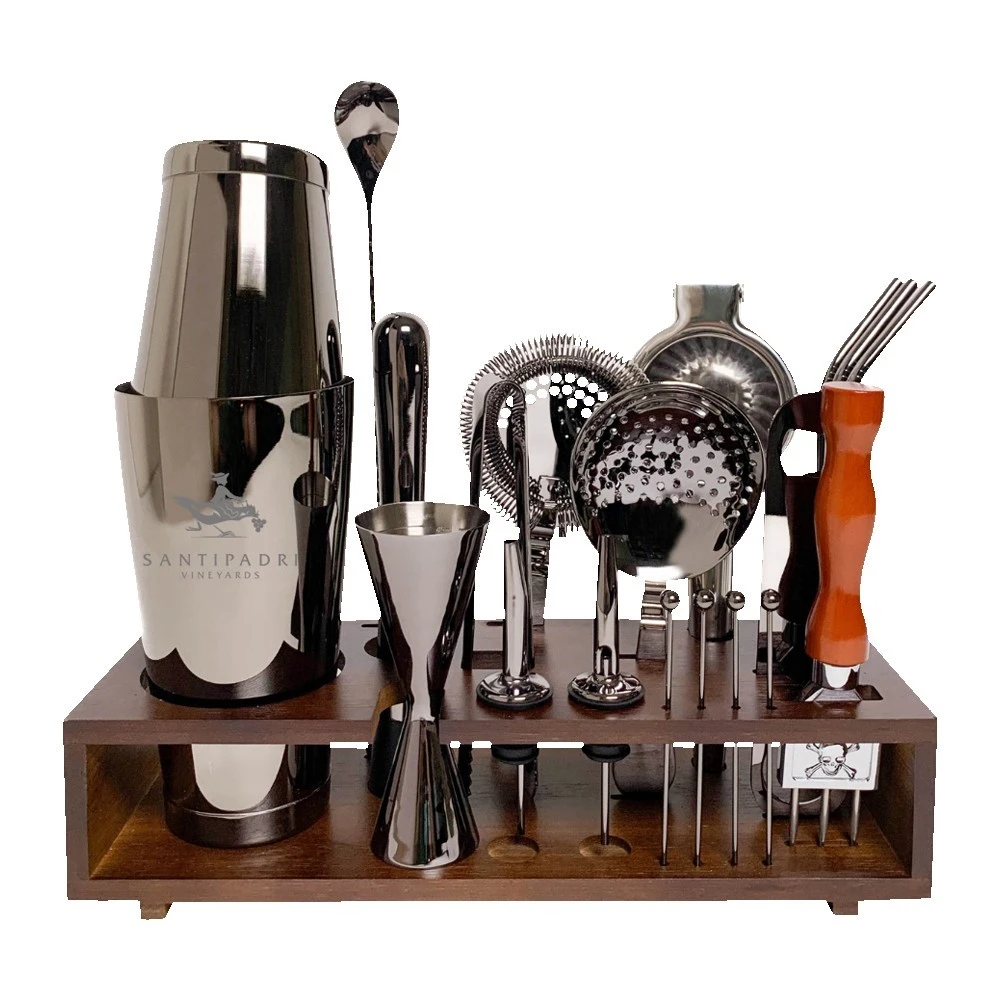 20-pc. Premium Bar Set & Stand 3 20-pc. Premium Bar Set & Stand