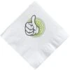 Luncheon Napkin - White - Tradition -Bar Supply Store QPic 362