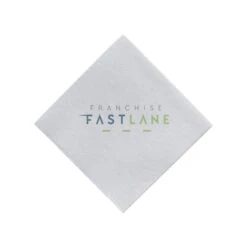 Almost Linen™ Beverage Napkin - White - Tradition