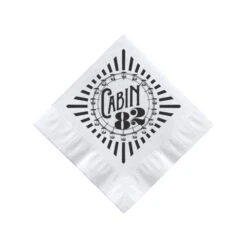 Beverage Napkin - White - Hi-Speed