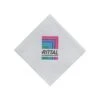 Almost Linen™ Beverage Napkin - White - Digital -Bar Supply Store QPic 378