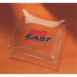 Square Bent Glass Serving Tray