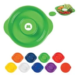 Party-Sized Tray With Dip Container