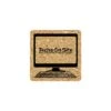 5" Standard Cork Square Computer Coaster -Bar Supply Store QPic 530