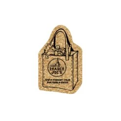 5" Standard Cork Tote Bag Coaster