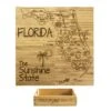 Florida Puzzle Coaster Set 2 Florida Puzzle Coaster Set -Bar Supply Store QPic 544