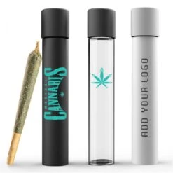 Glass Pre Roll Joint Tube With Direct Print