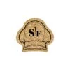 5" Standard Cork Chef Hat Coaster -Bar Supply Store QPic 559