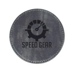 Greyson PU Leather Coasters: Single