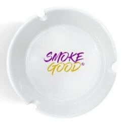 Custom White Glass Ashtrays