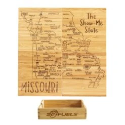 Missouri Puzzle Coaster Set