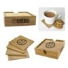 Bamboo Coaster Set -Bar Supply Store QPic 584