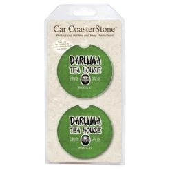 CoasterStone Absorbent Stone Car Coaster - 2 Pack (2 5/8")
