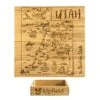 Utah Puzzle Coaster Set -Bar Supply Store QPic 598