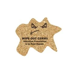 5" Standard Cork Splat Coaster