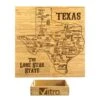Texas Puzzle Coaster Set -Bar Supply Store QPic 611