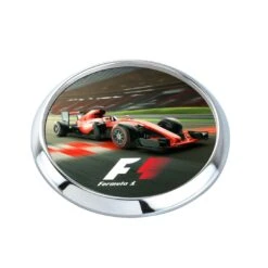 VividPrint™ Coaster - Danville 4" Silver/White