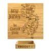 New Jersey Puzzle Coaster Set -Bar Supply Store QPic 625