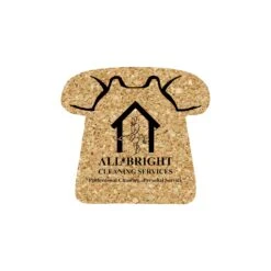 4" Econo Cork Telephone Cork Coaster
