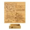 Louisiana Puzzle Coaster Set -Bar Supply Store QPic 627
