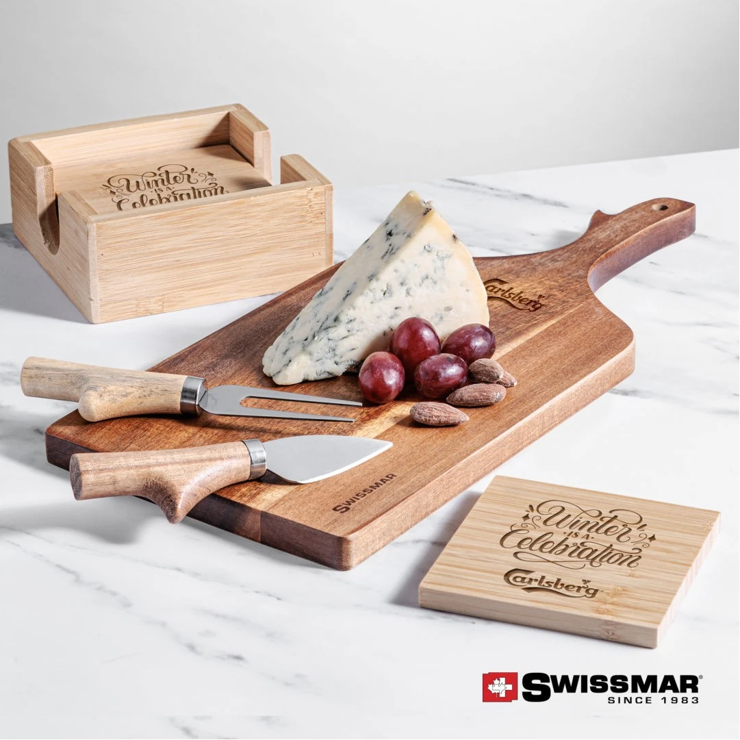 Swissmar® Paddle Board & Bamboo Coasters 3 Swissmar® Paddle Board & Bamboo Coasters