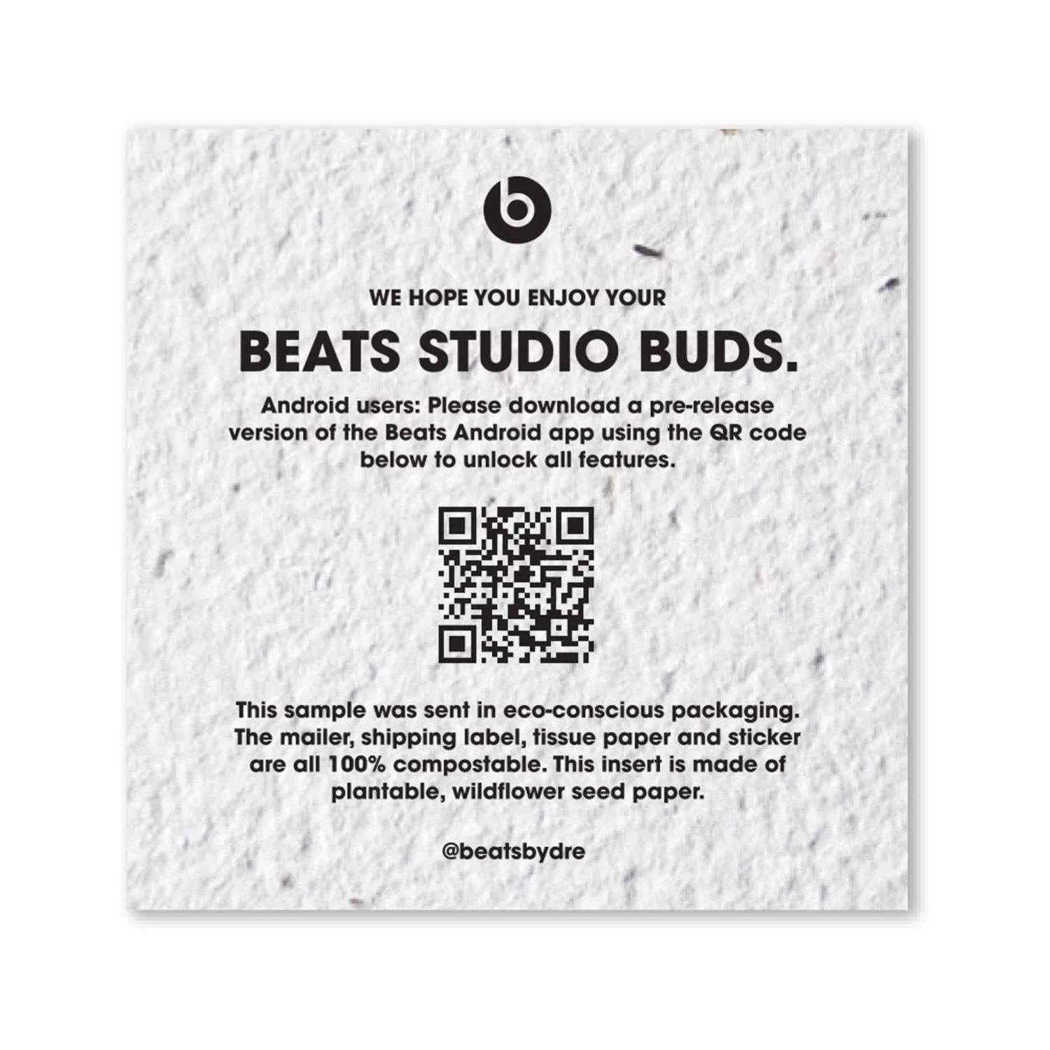 3 Seed Paper Square Coaster 3 3 Seed Paper Square Coaster