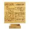 Oregon Puzzle Coaster Set 1 Oregon Puzzle Coaster Set -Bar Supply Store QPic 686