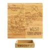West Virginia Puzzle Coaster Set 2 West Virginia Puzzle Coaster Set -Bar Supply Store QPic 689