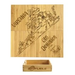 Virginia Puzzle Coaster Set
