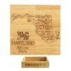 Maryland Puzzle Coaster Set -Bar Supply Store QPic 698