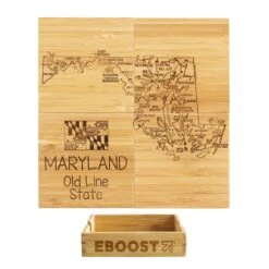 Maryland Puzzle Coaster Set