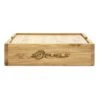 4 Piece Bamboo Coaster Set W/Case