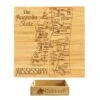 Mississippi Puzzle Coaster Set -Bar Supply Store QPic 707