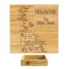 Delaware Puzzle Coaster Set -Bar Supply Store QPic 717