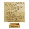 Minnesota Puzzle Coaster Set -Bar Supply Store QPic 723