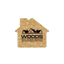4" Econo Cork House Coaster