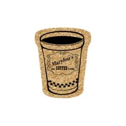 5" Standard Cork Coffee Cup Coaster