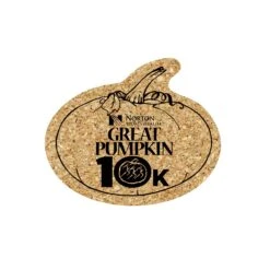 5" Standard Cork Pumpkin Coaster
