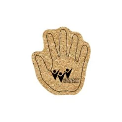 5" Standard Cork Hand Coaster