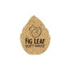5" Standard Cork Leaf Coaster -Bar Supply Store QPic 754