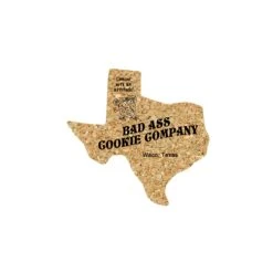 5" Standard Cork Texas Coaster