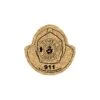 5" Standard Cork Fire Helmet Coaster -Bar Supply Store QPic 768