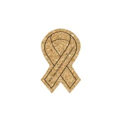 5" Standard Cork Ribbon Coaster